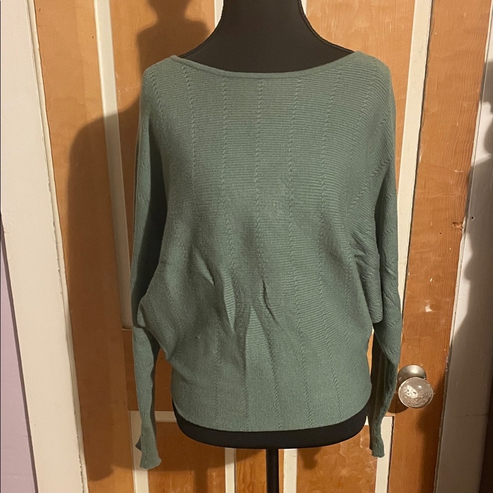 Cyrus Boat Neck Women's Green Sweater